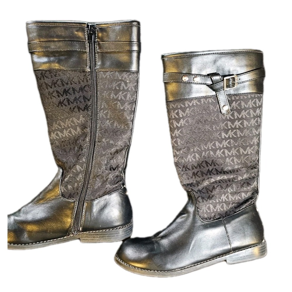 Michael Kors Women's Boots Ranee-DD Black SZ 5 Equestrian,Riding,Casual,Dressy